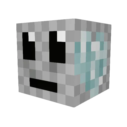 zocowarrior1 Minecraft avatar head, 3D render