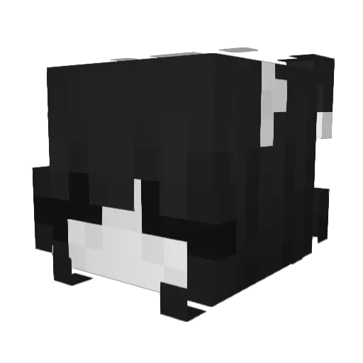 zoeboo Minecraft avatar head, 3D render