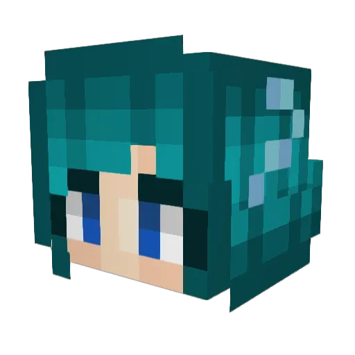 zoey_lizzy Minecraft avatar head, 3D render