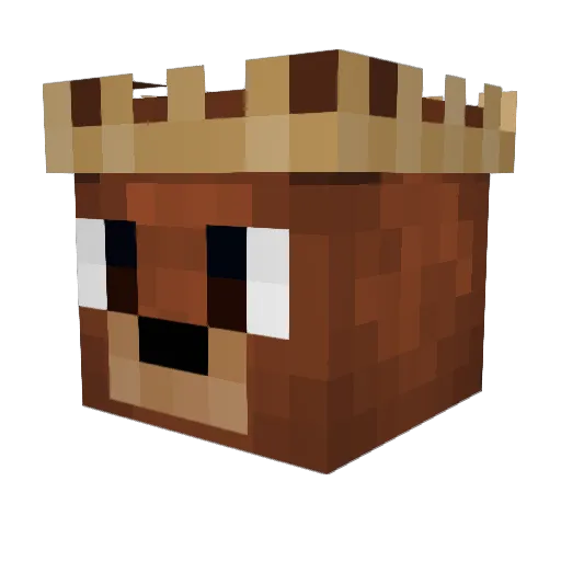 zogian Minecraft avatar head, 3D render