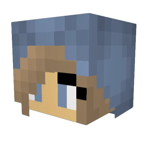 zogome21 Minecraft avatar head, 3D render