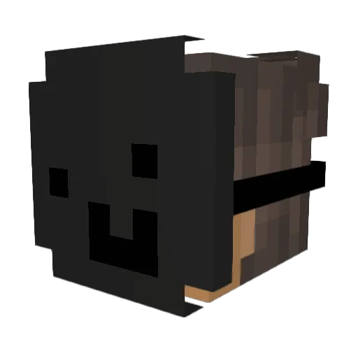 zok10 Minecraft avatar head, 3D render