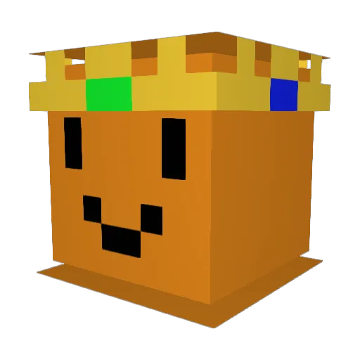 zoldlo Minecraft avatar head, 3D render