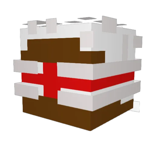 zolifie Minecraft avatar head, 3D render