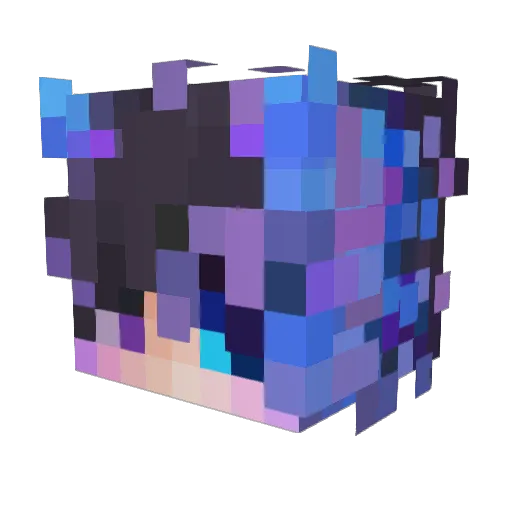 zolwik16 Minecraft avatar head, 3D render
