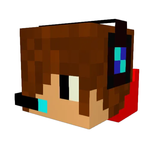 zombie5034 Minecraft avatar head, 3D render