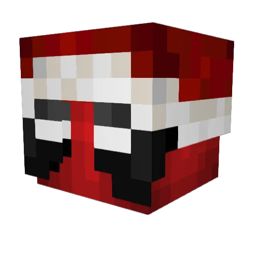 zombie_fisherman Minecraft avatar head, 3D render