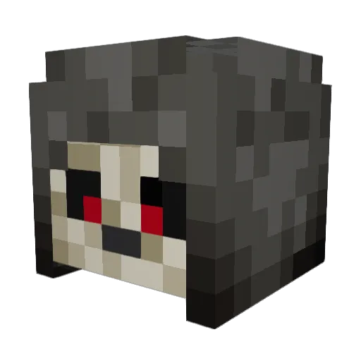 zombiebeast1 Minecraft avatar head, 3D render