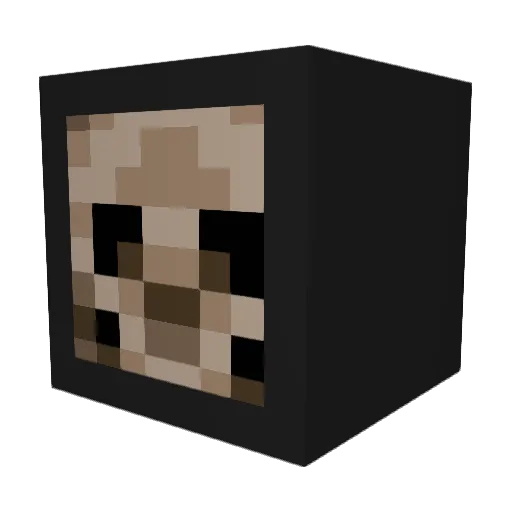 zombiebrain9867 Minecraft avatar head, 3D render