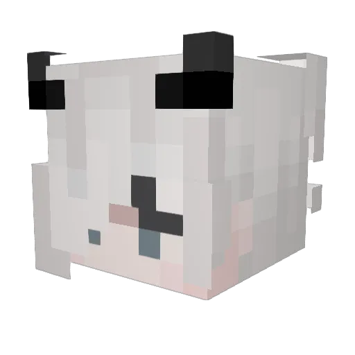 zombiebrat Minecraft avatar head, 3D render