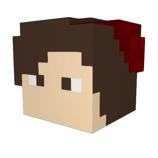 zombiebrayden Minecraft avatar head, 3D render