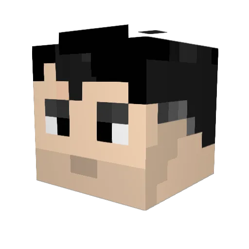 zombiechimp99 Minecraft avatar head, 3D render