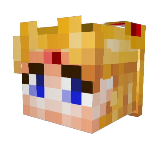 zombiefighter101 Minecraft avatar head, 3D render