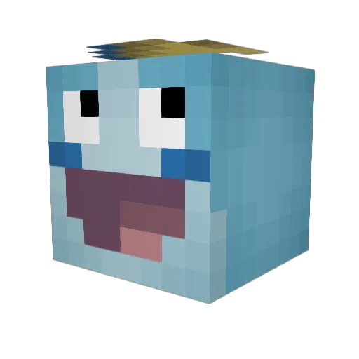 zombiegg101 Minecraft avatar head, 3D render