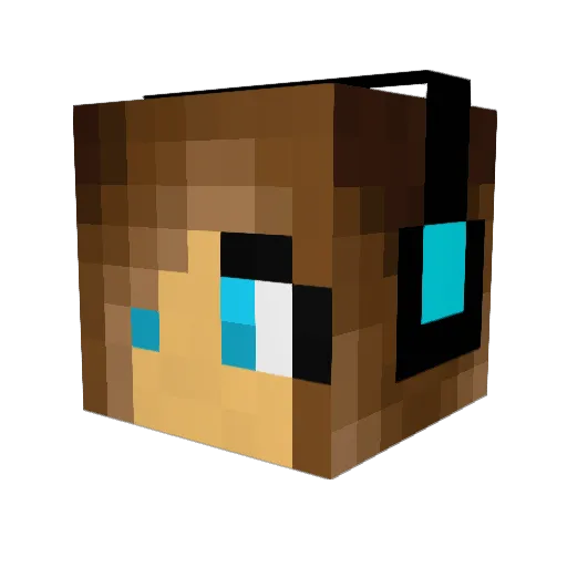 zombiekath1 Minecraft avatar head, 3D render