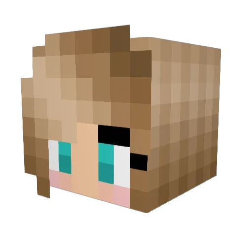 zombieliner Minecraft avatar head, 3D render