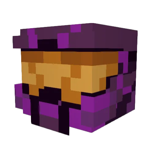zombielond Minecraft avatar head, 3D render