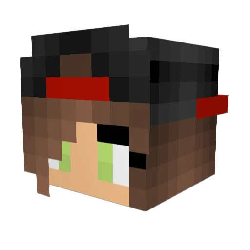 zombiemaster649 Minecraft avatar head, 3D render