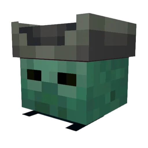 zombiepirate03 Minecraft avatar head, 3D render