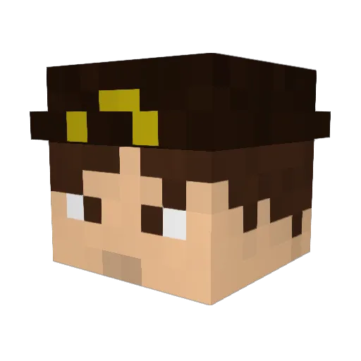 zombiesniper276 Minecraft avatar head, 3D render