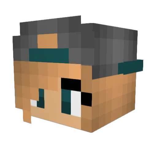 zombieunicorn10 Minecraft avatar head, 3D render