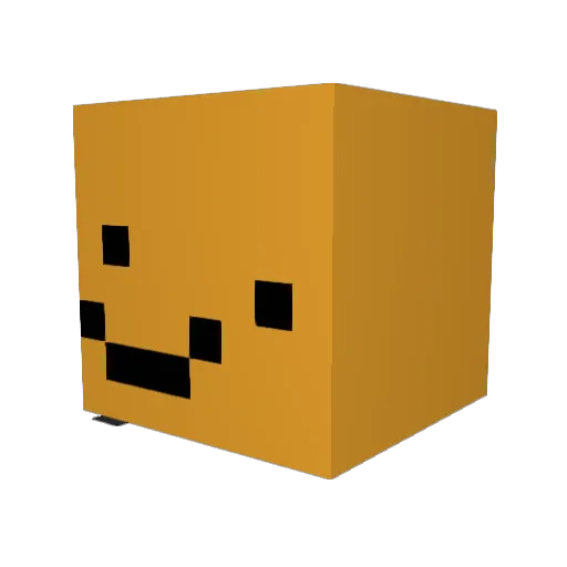 zombiwebzz Minecraft avatar head, 3D render
