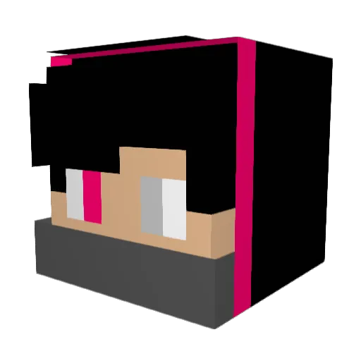 zombokrash Minecraft avatar head, 3D render