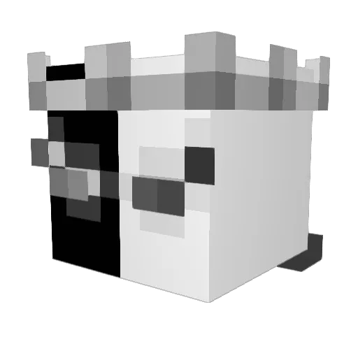 zomboy111 Minecraft avatar head, 3D render