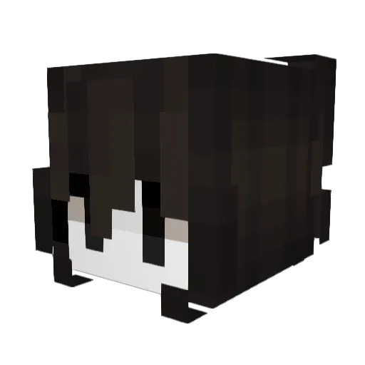 zombviz Minecraft avatar head, 3D render