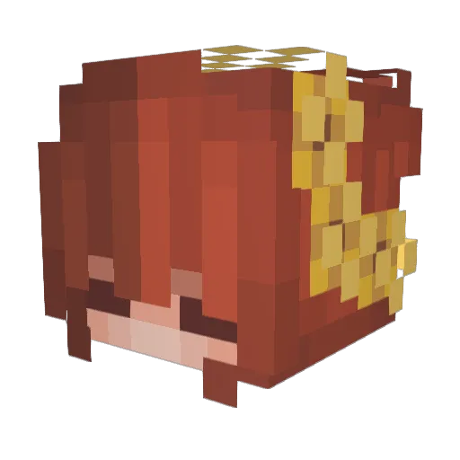 zomguts385 Minecraft avatar head, 3D render