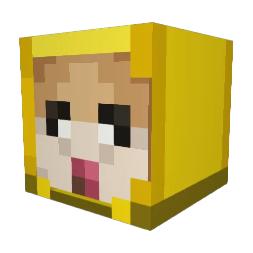 zomtec3000 Minecraft avatar head, 3D render