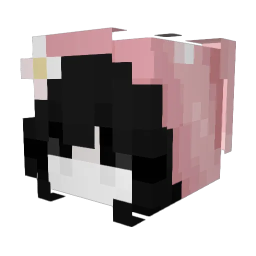 zoneeeeee Minecraft avatar head, 3D render