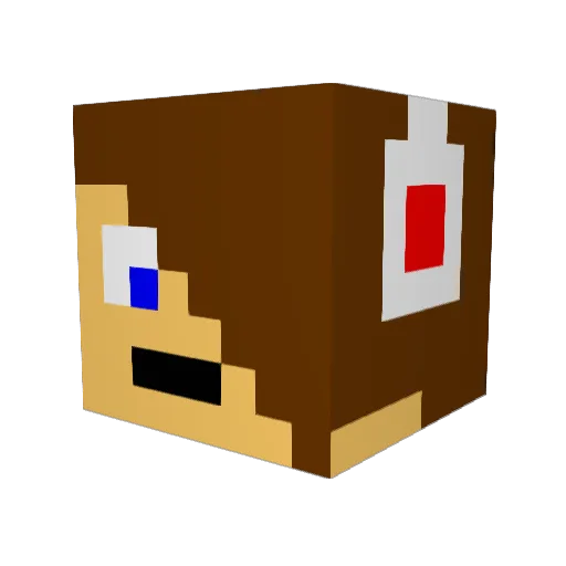 zonemadman77 Minecraft avatar head, 3D render