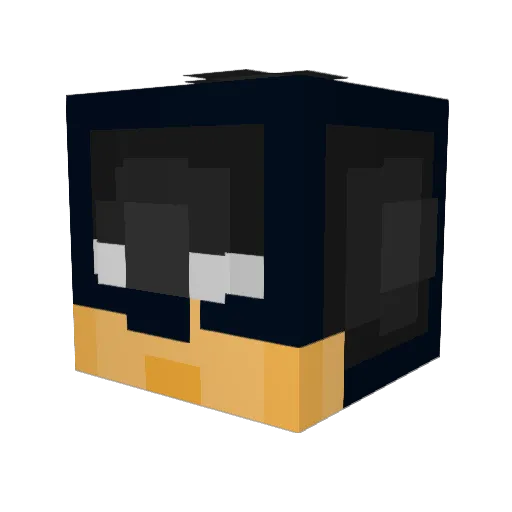 zonira Minecraft avatar head, 3D render