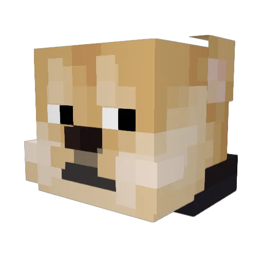 zonito Minecraft avatar head, 3D render