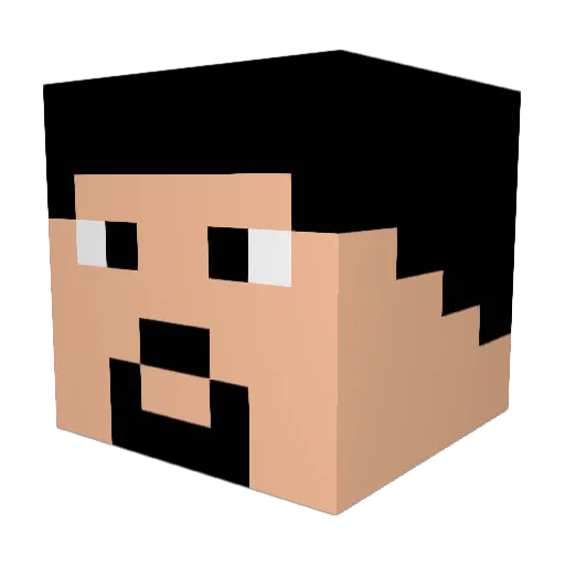 zonko_2 Minecraft avatar head, 3D render