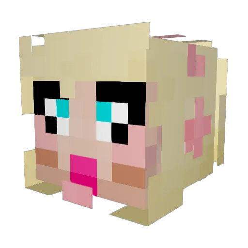 zontzoit Minecraft avatar head, 3D render