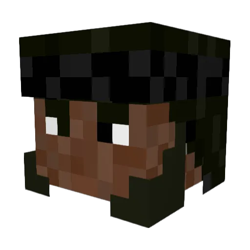 zoogman123 Minecraft avatar head, 3D render