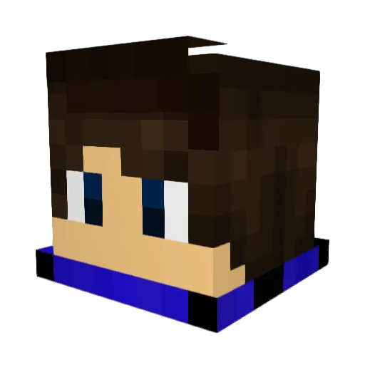 zooky007 Minecraft avatar head, 3D render