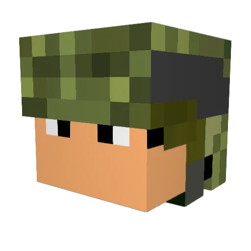 zoomerdude303 Minecraft avatar head, 3D render