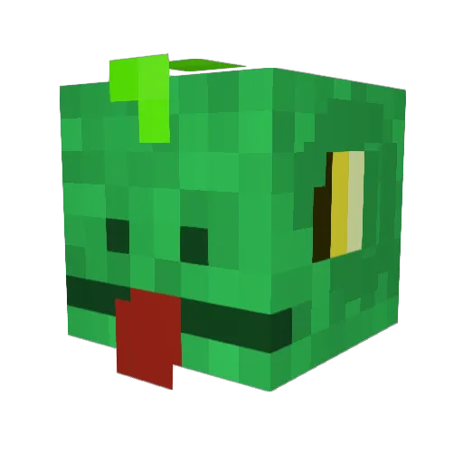zoomzoom1602 Minecraft avatar head, 3D render