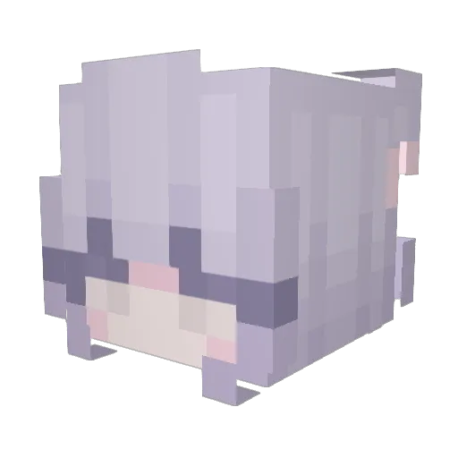 zoors Minecraft avatar head, 3D render