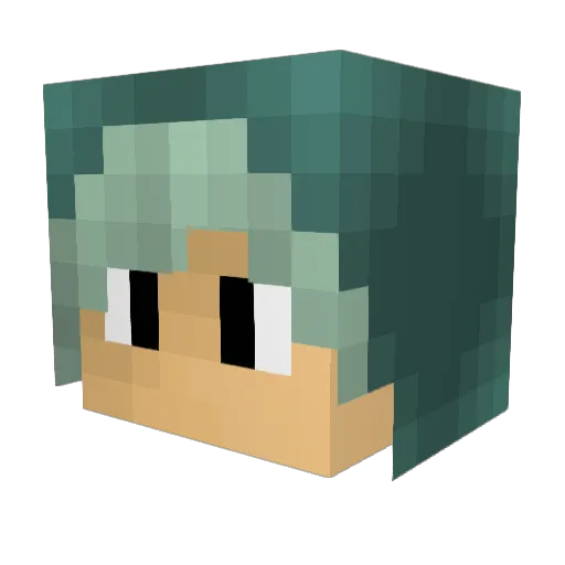 zoozy1234 Minecraft avatar head, 3D render