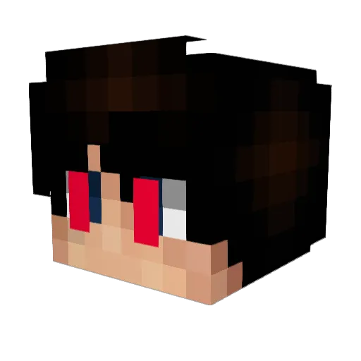 zopcop Minecraft avatar head, 3D render