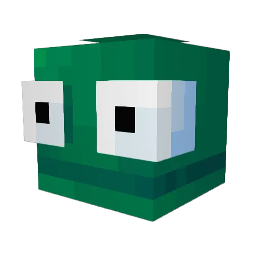 zopos Minecraft avatar head, 3D render