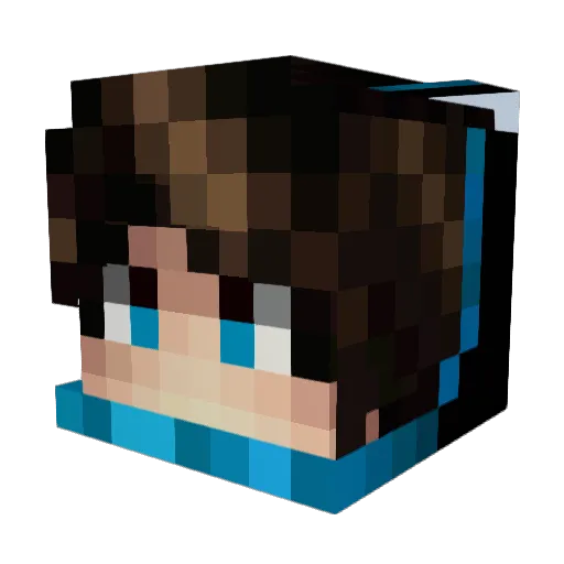 zoradam1 Minecraft avatar head, 3D render