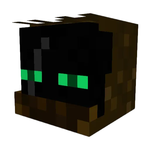 zoraidazz Minecraft avatar head, 3D render