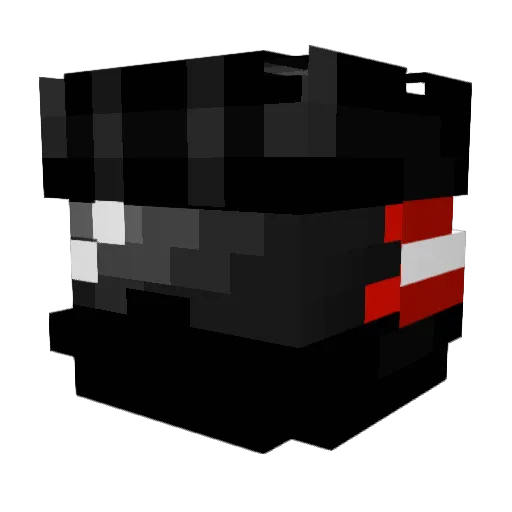 zorbious Minecraft avatar head, 3D render