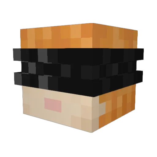 zoreilles0inc Minecraft avatar head, 3D render
