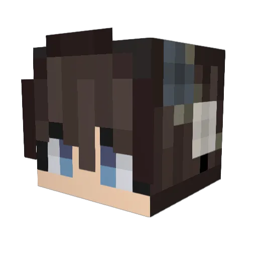 zoren_ Minecraft avatar head, 3D render